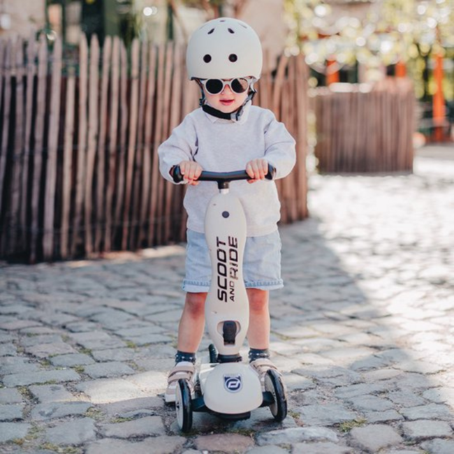 2-in-1 Laufrad & Roller für Kinder (1-5 Jahre) – Ash