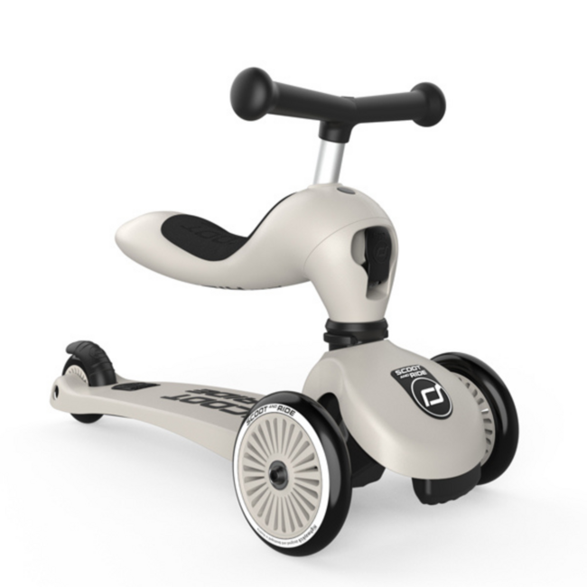 2-in-1 step en loopfiets Ash