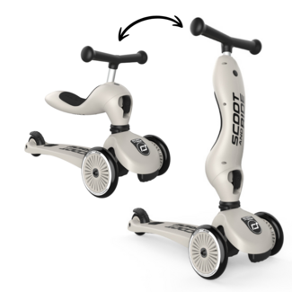 Scoot and Ride 2-in-1 Scooter and Balance Bike | Ash