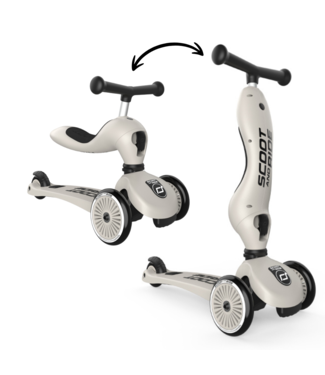 Scoot and Ride 2-in-1 step en loopfiets Ash