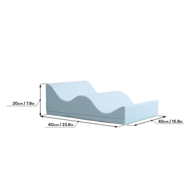 Foam blok  | Wave  | Pastel blauw