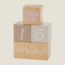 Wooden Milestone Blocks in Nougat Color – Stylish Memories for Your Baby