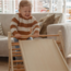 2-in-1 houten klimrek met glijbaan & klimmuur – Montessori speelplezier
