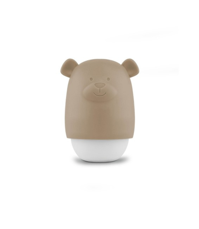 Nachtlampje Benny de Beer – Rustgevend Slaaplicht in Taupé voor Kinderen en Baby’s