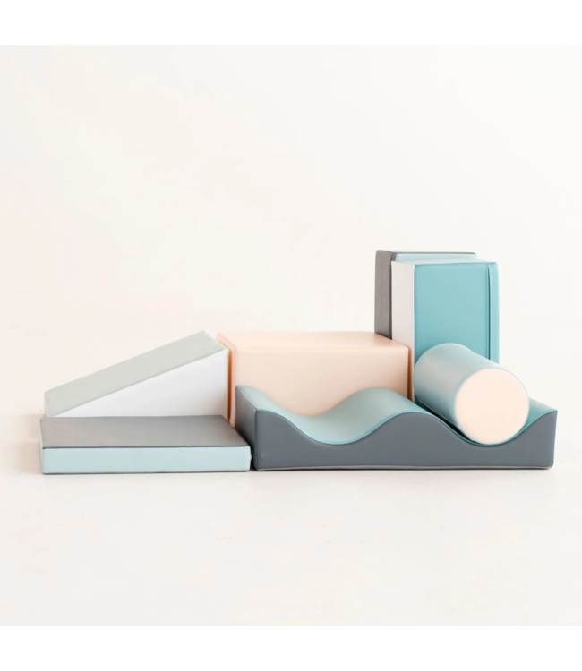 Foam blok  | Clinder | Pastel blauw