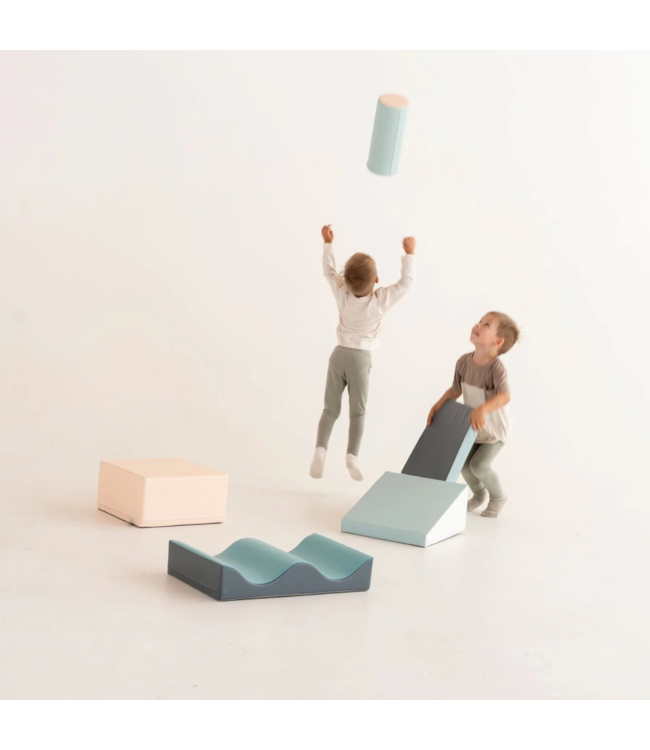 Foam blok  | Clinder | Pastel blauw