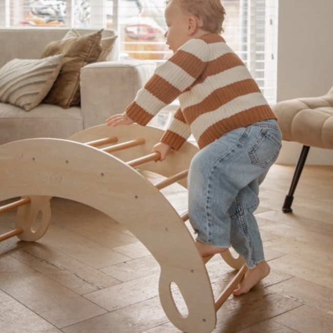Houten klimboog voor kinderen – veelzijdig speelplezier en ontwikkeling