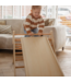 2-in-1 houten klimrek met glijbaan & klimmuur – Montessori speelplezier