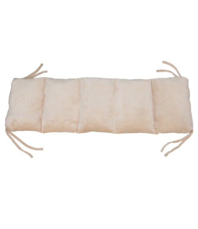 Zacht velvet kussen voor klimboog – Beige speelcomfort & veiligheid