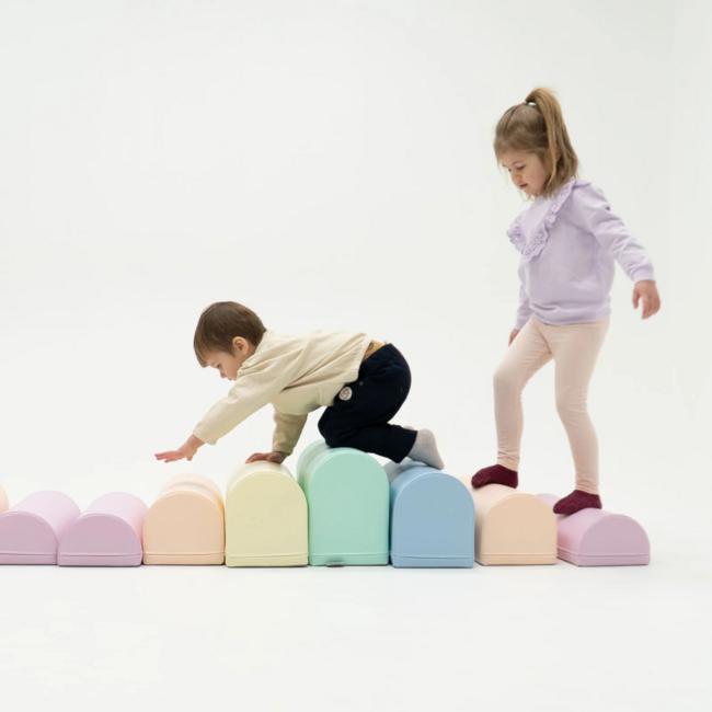 Foam blokken stapstenen set – balanceer- en speelpakket voor kinderen