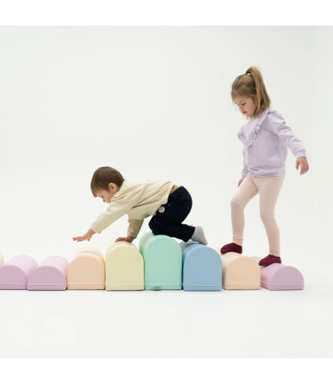 Foam blokken stapstenen set – balanceer- en speelpakket voor kinderen
