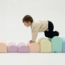 Blocs en mousse parcours d’obstacles aux couleurs pastel – sûr et stimulant la motricité
