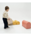 Zachte pastelroze foam stapstenen – speelset vol fantasie