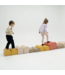Zachte pastelroze foam stapstenen – speelset vol fantasie