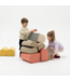 Zachte pastelroze foam stapstenen – speelset vol fantasie