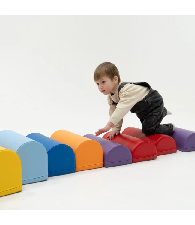 Foam blokken stapstenen in primaire kleuren –  speel- en balanceerset voor kinderen