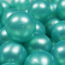Metallic turquoise ball pit balls – set of 50 safe play balls
