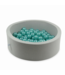 Metallic turquoise ballenbak ballen – set van 50 veilige speelballen