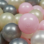Ballenbak ballen | 100 stuks | Parel wit/zilver/ Licht roze/ Licht goud