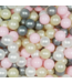 Ballenbak ballen | 100 stuks | Parel wit/zilver/ Licht roze/ Licht goud