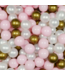 Ballenbak ballen | 100 stuks | Parel wit/zilver/ Licht roze/ Oud goud