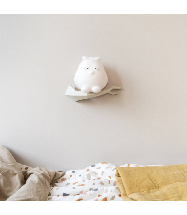 Nachtlampje uil Oscar met zacht licht voor de babykamer