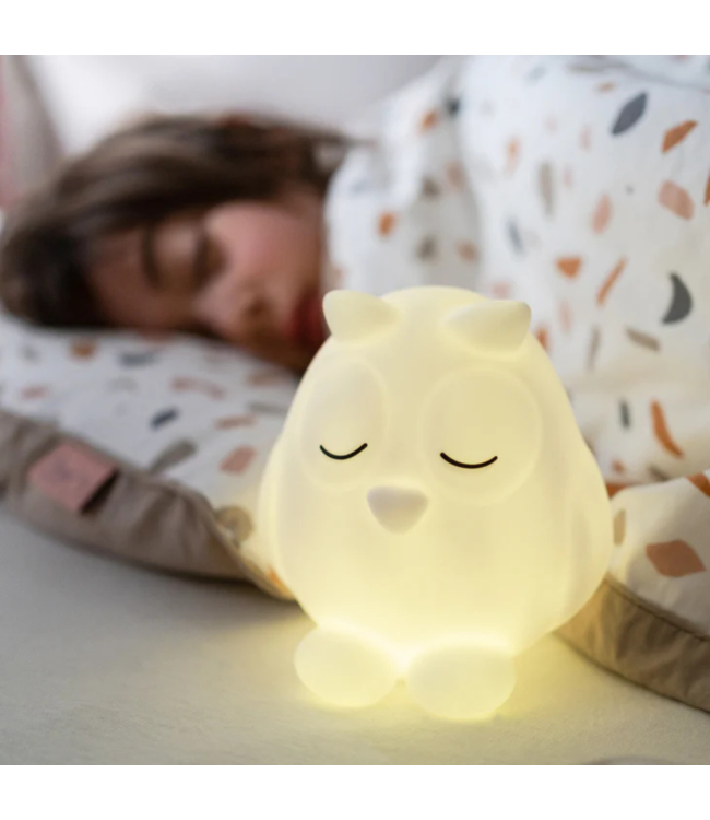 Nachtlampje uil Oscar met zacht licht voor de babykamer