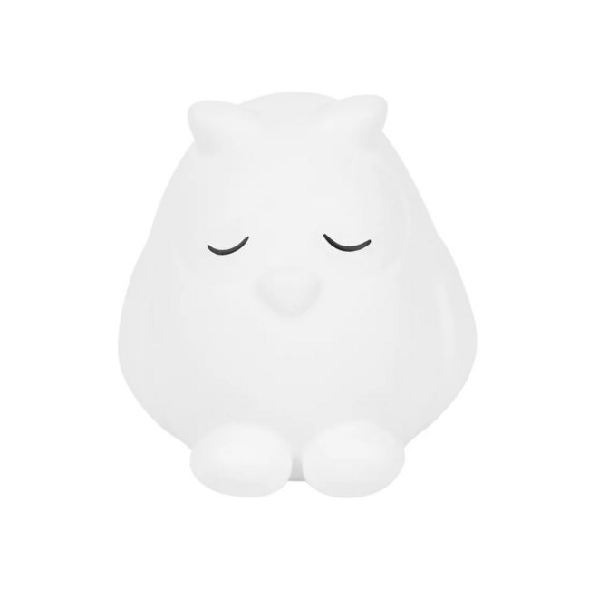 Owl night light Oscar with soft glow for the nursery