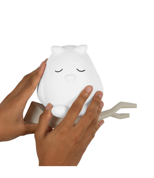 Nachtlampje uil Oscar met zacht licht voor de babykamer