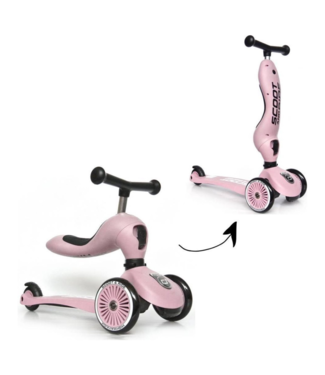 Scoot and Ride 2-in-1 step en loopfiets Rose