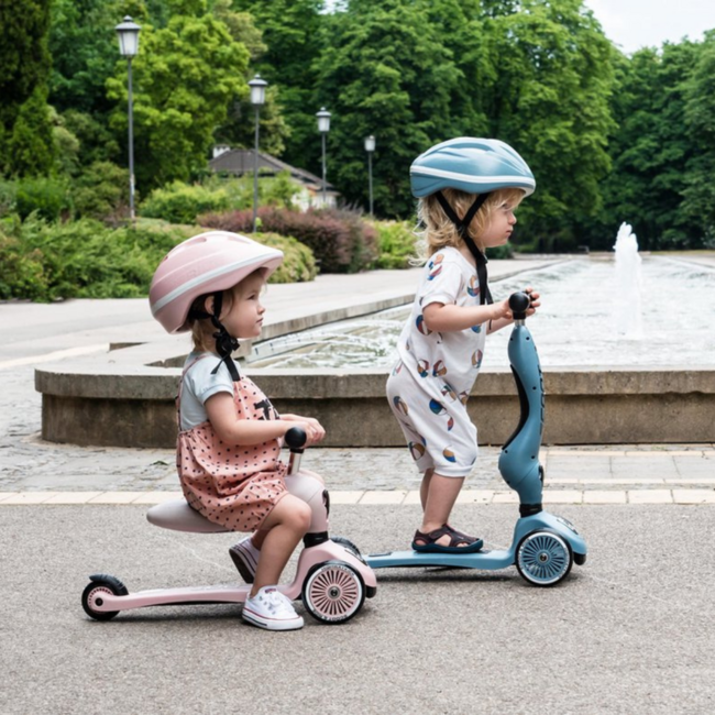 2-in-1 Scooter & Balance Bike for Children (1-5 years) – Rose