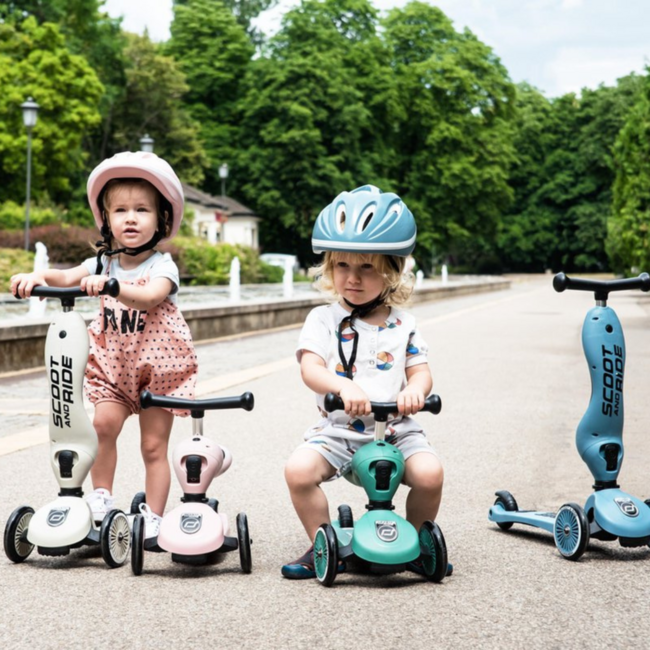 Trotinette et Porteur 2-en-1 pour Enfants (1-5 ans) – Rose