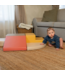 Foam blokken set corner pastel pink – zachte speelelementen voor balans en motoriek