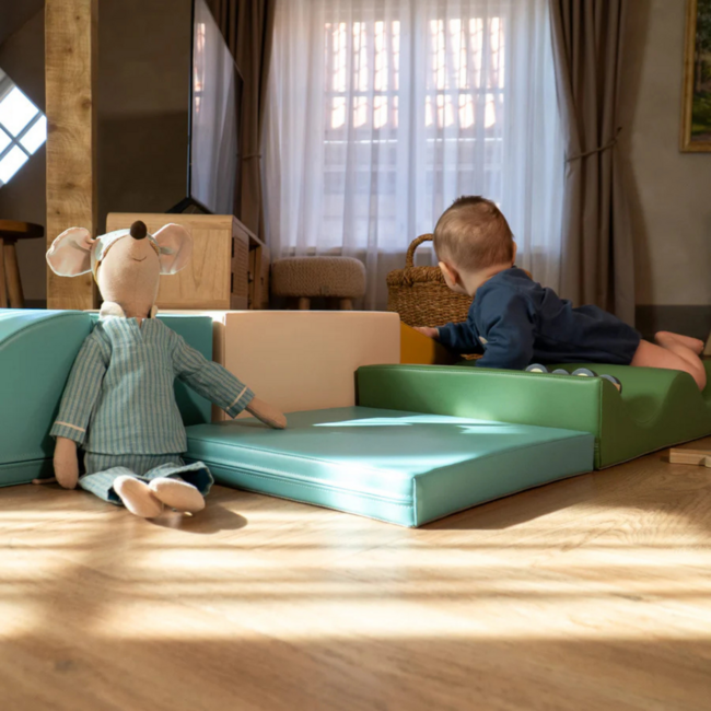 Foam blokken set Discover in turquoise – Creatief spelen en klimmen