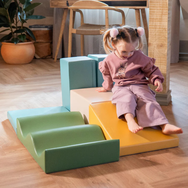 Schaumstoff-Blockset Discover in Türkis – Kreatives Spielen und Bauen