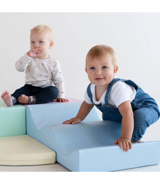 Foam blokken set Explorer – zachte en creatieve speelset in pastelkleuren
