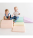 Pastel foam blokken set voor creatief bouwen en motorische ontwikkeling