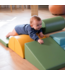 Softplay foam blokken set in turquoise – stimuleert motoriek en creativiteit