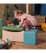 Softplay foam blokken set in turquoise – stimuleert motoriek en creativiteit