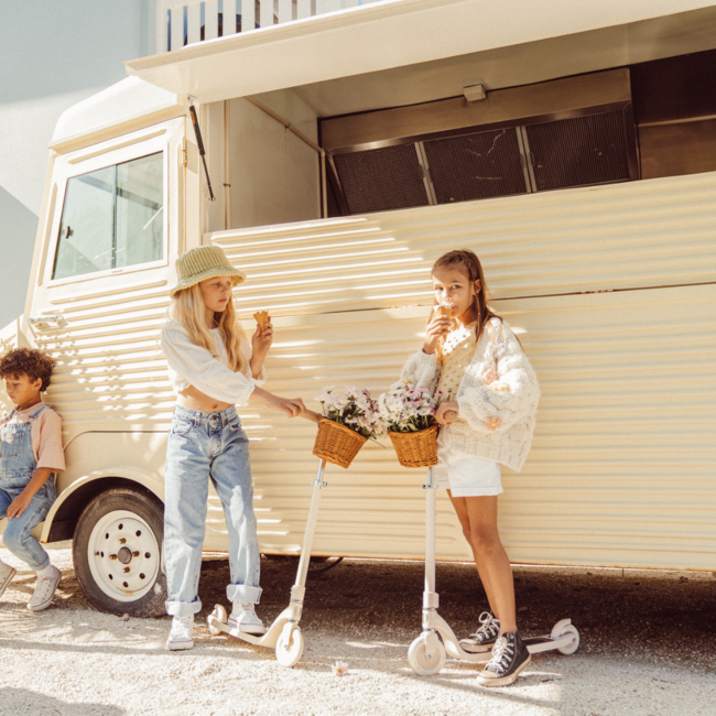 Maxi kinderstep roze – stijlvol & veilig rijden