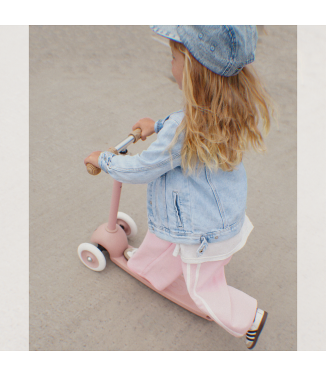 Duurzame dusty roze micro step – oudroze en licht