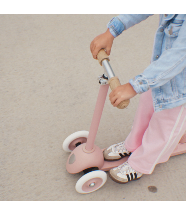 Duurzame dusty roze micro step – oudroze en licht