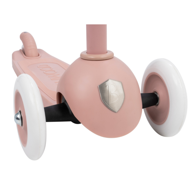 Nachhaltiger 3-Rad Kinderroller aus 100% recyceltem Kunststoff (Ab 3 Jahren) – Dusty Pink