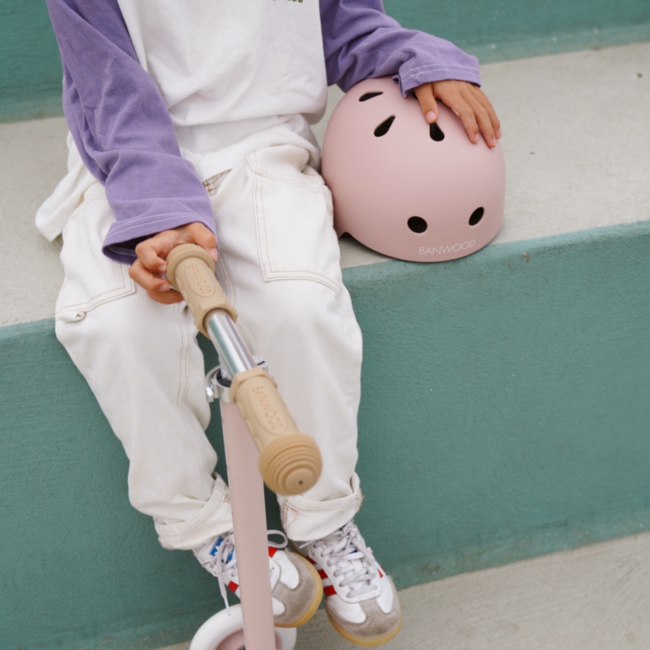 Nachhaltiger 3-Rad Kinderroller aus 100% recyceltem Kunststoff (Ab 3 Jahren) – Faded Pink