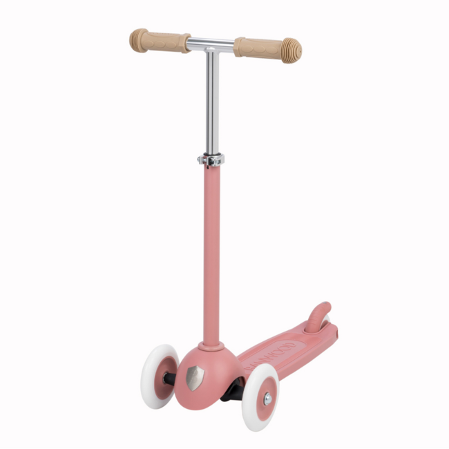 Duurzame 3-Wiel Kinderstep van 100% Gerecycled Plastic (Vanaf 3 jaar) – Raspberry