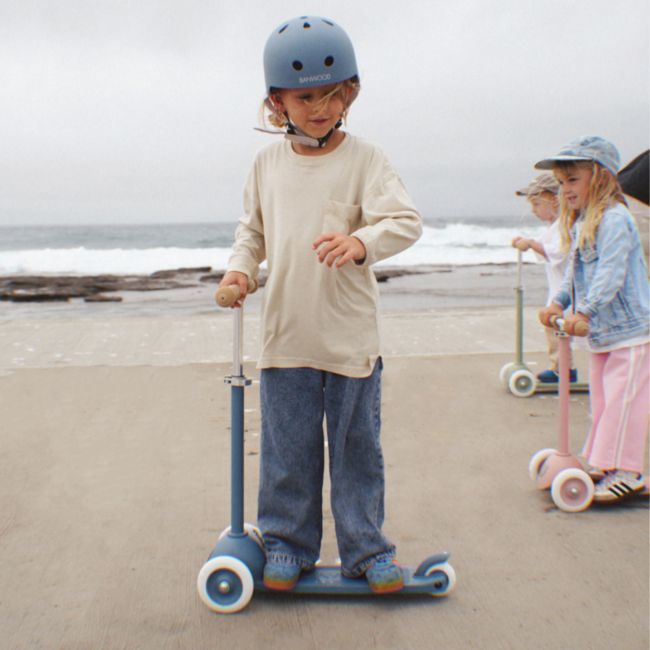 Trottinette 3 Roues Durable en Plastique 100% Recyclé (Dès 3 ans) – Deep Sea