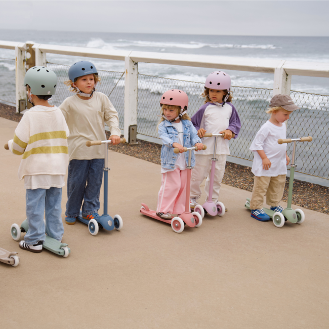 Duurzame kinderstep olive – groen en avontuurlijk