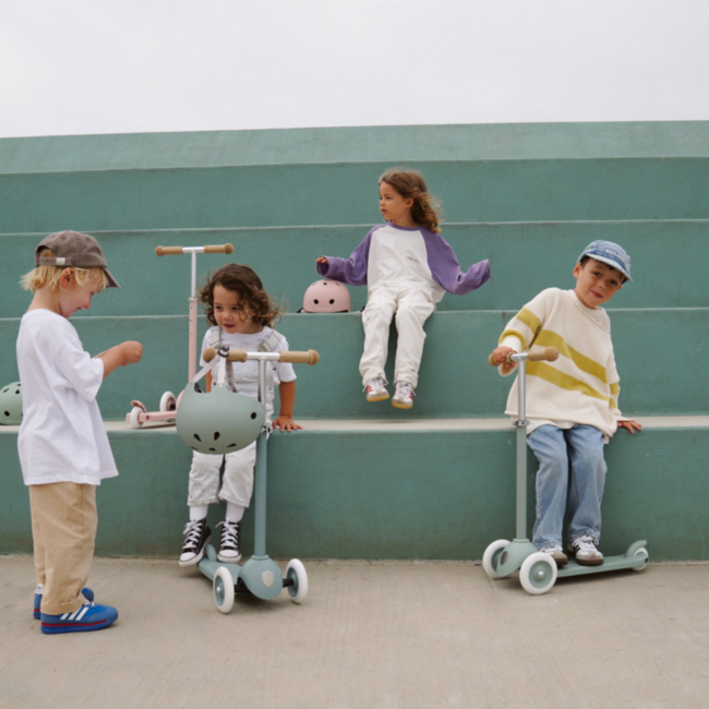 Duurzame 3-Wiel Kinderstep van 100% Gerecycled Plastic (Vanaf 3 jaar) – Clay