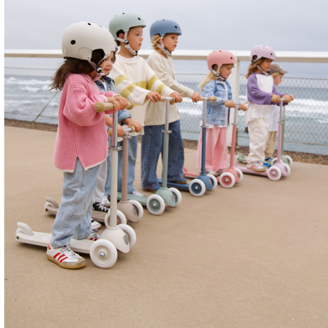 Duurzame 3-Wiel Kinderstep van 100% Gerecycled Plastic (Vanaf 3 jaar) – Beige