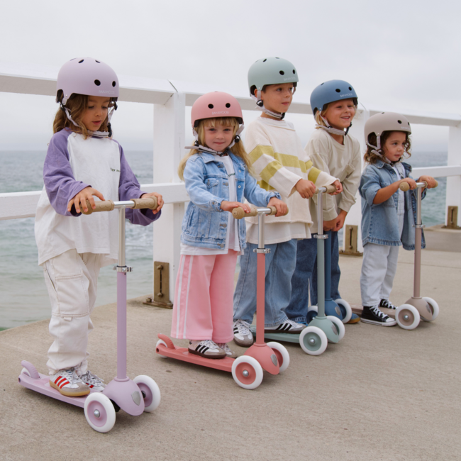 Duurzame 3-Wiel Kinderstep van 100% Gerecycled Plastic (Vanaf 3 jaar) – Beige